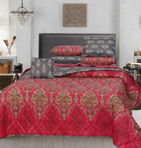 Indici Summer Comforter Set- 7 PCs - Image 2